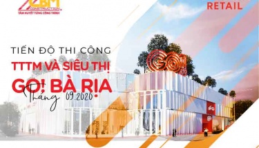 Hình Ảnh Thi Công  tại Công Trình Trung Tâm Thương Mại và Siêu Thị GO! Bà Rịa tháng 09/2020