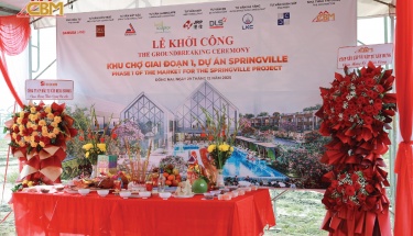 Khởi Công Giai Đoạn 1 Khu Chợ Dự Án Springville