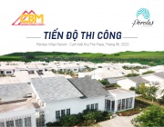 Hình ảnh thi công tại công trường  Pérolas Villas Resort tháng 06/2020