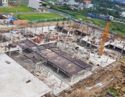 Hình ảnh thi công tại công trình Khu dân cư Tầm Nhìn - Giai đoạn 2 tháng 9/2019