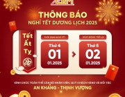 Thông Báo Nghỉ Tết Dương Lịch 2025