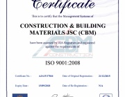 CBM hoàn thành việc đánh giá giám sát định kỳ hệ thống QLCL theo tiêu chuẩn ISO 9001: 2008